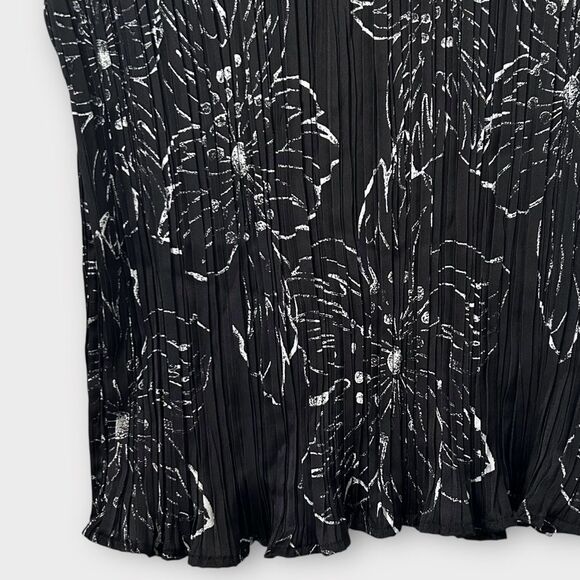 Kate & Mallory Ribbed Stretch Floral Blouse Women’s Size 2XL NWOT - Picture 6 of 9